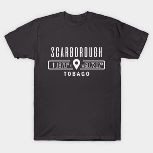 Scarborough, Tobago GPS Location T-Shirt